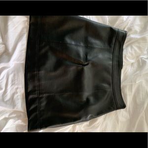 Leather skirt